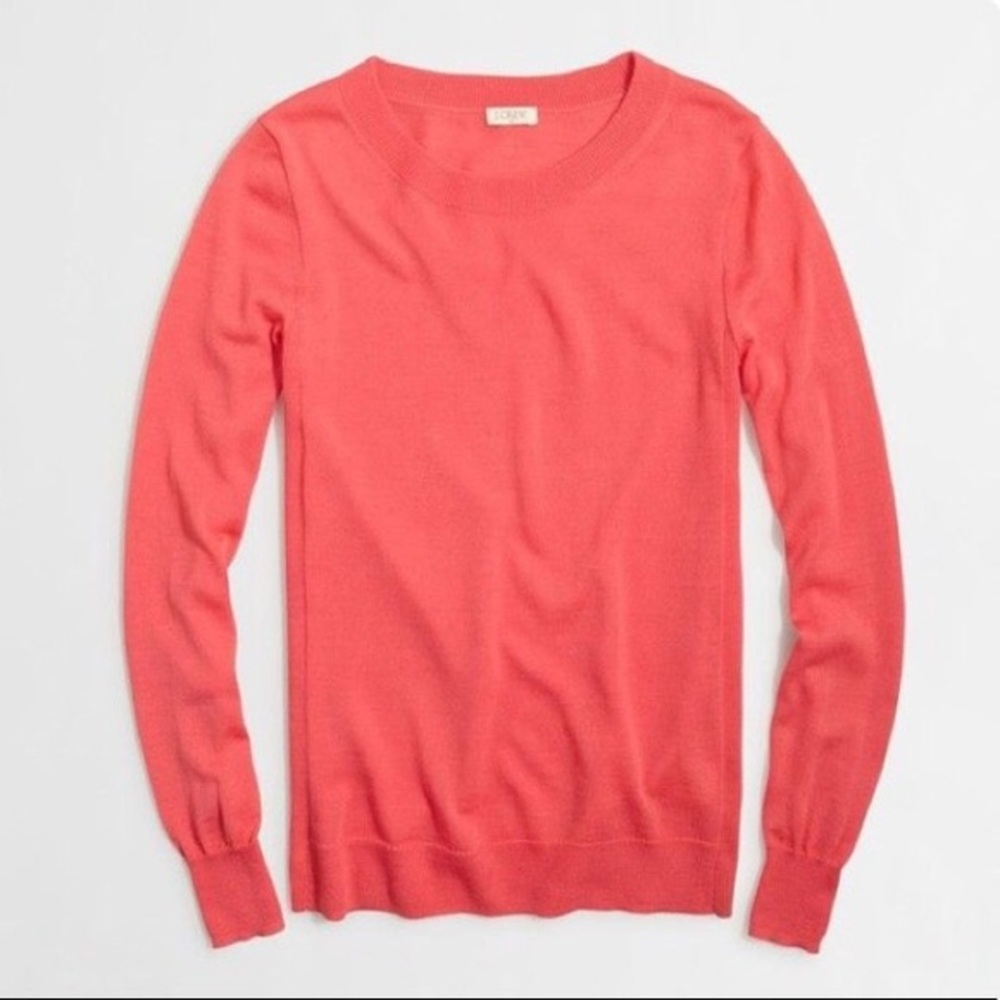 J. Crew Factory Coral Sawyer Sweater